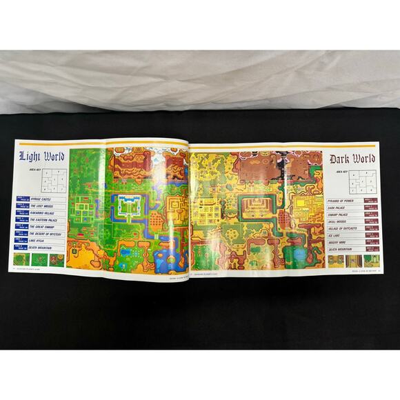 1992 The Legend of Zelda: A Link to the Past, Nintendo Player's Guide With Map - Picture 4 of 14